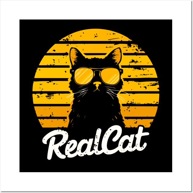 Real Cat Wall Art by timegraf